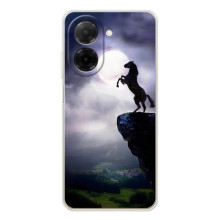 Чехлы с изображением разных животных для Xiaomi Poco C71 (Лошадь)
