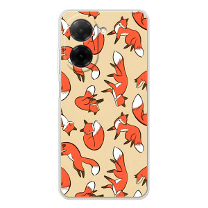 Чехлы с картинкой Лисички для Xiaomi Poco C71 (VPrint)