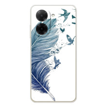 Чохол з картинкою (Стильні) Поко С71 - (AlphaPrint) (Перо)
