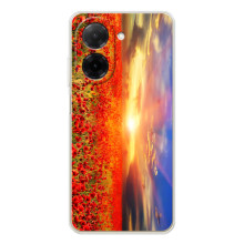 Чохол з картинкою (Стильні) Поко С71 - (AlphaPrint) (Поле тюльпанів)