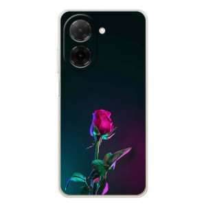 Чохли з принтом Троянд для Xiaomi Poco C71 – Нічна троянда