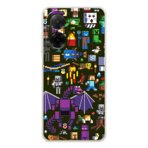 Чохол Майнкрафт на Xiaomi Poco C71 (AlphaPrint) Minecraft