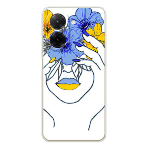 Чохол на Xiaomi Poco C71 (Український дизайн) (Українка на всю голову)