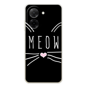 Бампер з зображенням Котиків для Поко С71 – КОТИК MEOW