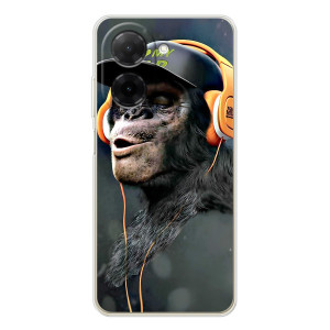 Чехол с Обезьянами Xiaomi Poco C71 - (AlphaPrint)
