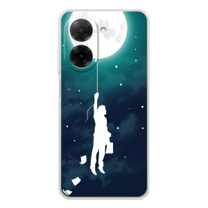 Чехол (ТПУ) с планетами на Xiaomi Poco C71 – To The moon