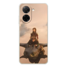 Чехол как приручить дракона на Xiaomi Poco C71 (Фильм дракон)