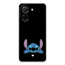 Чехол с принтом Стич на Xiaomi Poco C71 (Стич на черном)