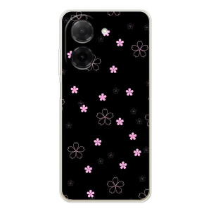 Чехол с розовым рисунком для Xiaomi Poco C71