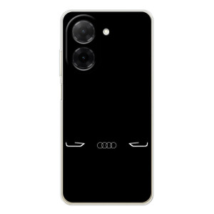 Силиконовый бампер с картинкой машины на Xiaomi Poco C71 – Силует Audi
