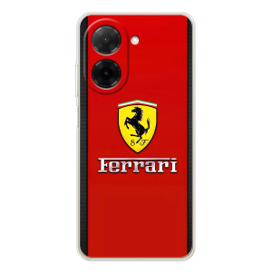 Силиконовый бампер с картинкой машины на Xiaomi Poco C71 – Ferrari Logo