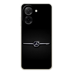 Силиконовый бампер с картинкой машины на Xiaomi Poco C71 – Mercedes