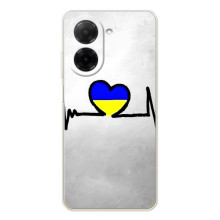 Силіконовий Чохол  на Xiaomi Poco C71 (Я-Україна) – Українська кардіограма