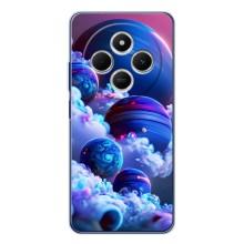 Чехлы КОСМОС для Xiaomi Poco C75 – Синие планеты