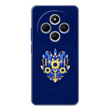 Чехлы для Xiaomi Poco C75  Укр. Символика (AlphaPrint) (Цветочный Герб)