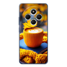 Чохол з унікальним дизайном 'Осінь з кавою' для Xiaomi Poco C75 – Кава з жовтим