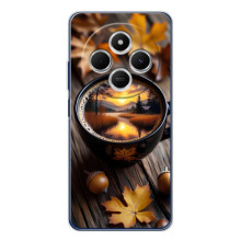 Чохол з унікальним дизайном 'Осінь з кавою' для Xiaomi Poco C75 – Темна кава