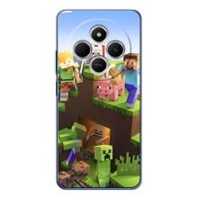 Чехлы для Xiaomi Poco C75 (Персонажи Майн Крафт) – Майн-крафт