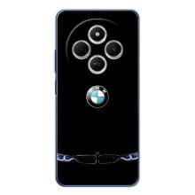 Силіконовий бампер з картинкою машини на Xiaomi Poco C75 (Чорний BMW)