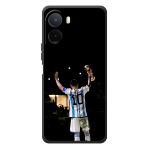 Чехлы Лео Месси Аргентина для Xiaomi Poco C81 Pro (Лео Чемпион)