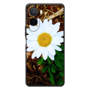 Чехол с ромашками на Xiaomi Poco C81 Pro (Белая ромашка)