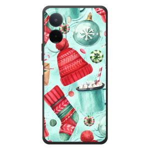 Чехол Санта Клаус для Xiaomi Poco C81 Pro (Одежда)