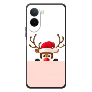 Чехол Санта Клаус для Xiaomi Poco C81 Pro (Олененок)