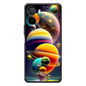 Чехол (ТПУ) с планетами на Xiaomi Poco C81 Pro – Солнечна система