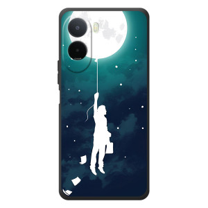 Чехол (ТПУ) с планетами на Xiaomi Poco C81 Pro – To The moon