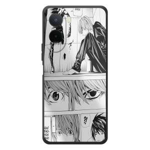 Чехол с символикой Аниме для Xiaomi Poco C81 Pro (Коллаж Ягами)