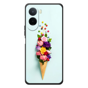 Чехлы с тематикой "ЦВЕТЫ" на Xiaomi Poco C81 Pro (Цветок-мороженное)