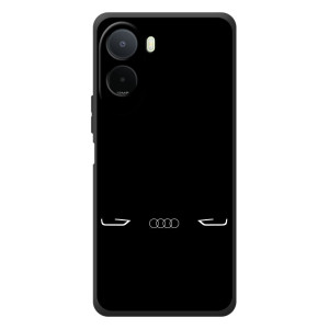 Силиконовый бампер с картинкой машины на Xiaomi Poco C81 Pro – Силует Audi
