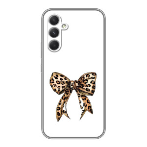 Чехол банты для Xiaomi Poco C81 – Леопардовый принт