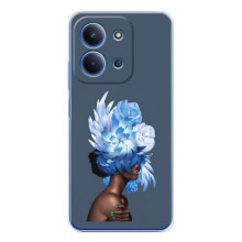 Чехлы (ART) Цветы на Xiaomi Poco C85 (VPrint) (Квіти на голові)