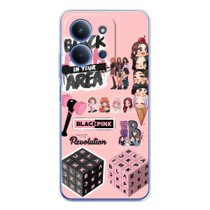 Чехлы с картинкой для Xiaomi Poco C85 – BLACK PINK коллаж
