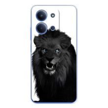 Чохли з картинкою животних Xiaomi Poco C85 (Чорний ЛЕВ)