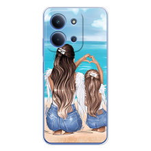 Чохол з друком для Xiaomi Poco C85 - (Мама з дитинкою) (AlphaPrint) – Мама з донькою