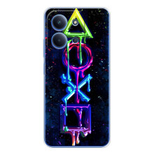 Чохли з тематикою Кіберспорт для Xiaomi Poco C85 (VPrint) – Pleystation лого