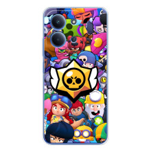 Чехол для Xiaomi Poco C85 Бравл Старс (VPrint) – Лого Brawl Stars