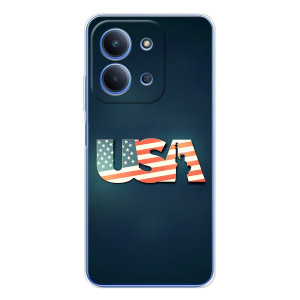 Чохол Прапор USA для Xiaomi Poco C85 – USA