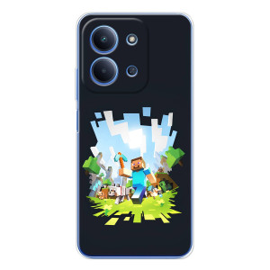 Чохол Майнкрафт на Xiaomi Poco C85 (AlphaPrint) Minecraft