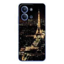 Чохол Ейфелева Вежа Xiaomi Poco C85 - (AlphaPrint) – Нічний Париж