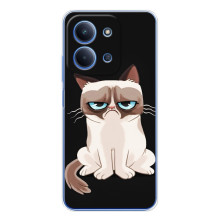 Чохол з принтом для Xiaomi Poco C85 (AlphaPrint) Модні коти (Сумний кіт)