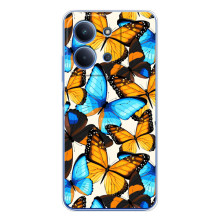 Чохол з принтом для Ш Oxford Поко С85 - (Прикольні) (AlphaPrint) (Яскраві метелики)