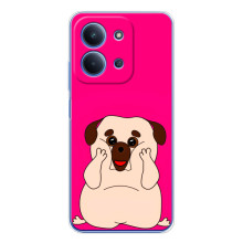 Чохол (ТПУ) Милі песики для Xiaomi Poco C85 – Веселий Мопсік
