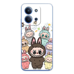 Чехол с принтом Лабубу для Xiaomi Poco C85 – Маленькие Лабубу