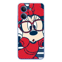 Міккі Маус чохол для Xiaomi Poco C85 (AlphaPrint - Мультяшні) – Маус в окулярах