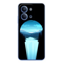 Літній Чохол на Xiaomi Poco C85 – Синій Водоспад