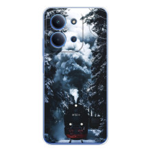 Новорічні, Святкові Чохли для Xiaomi Poco C85 - 2024 год (Зимовий потяг)