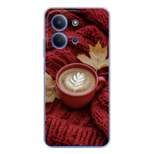 Чохол з унікальним дизайном 'Осінь з кавою' для Xiaomi Poco C85 – Кава на ковдрі